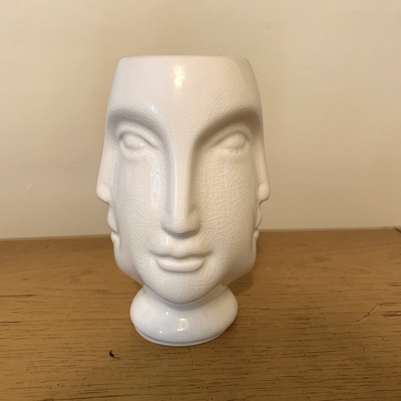 Other - Crackle Glaze Ceramic Vase